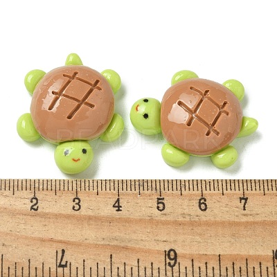 Opaque Resin Cabochons RESI-M047-01G-1