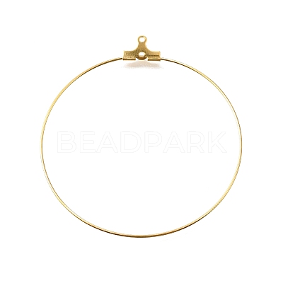 PVD Vacuum Plating 304 Stainless Steel Pendants STAS-T031-20-50mm-G-1
