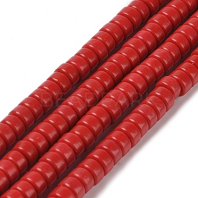 Dyed Synthetic Coral Beads Strands CORA-P010-06B-1