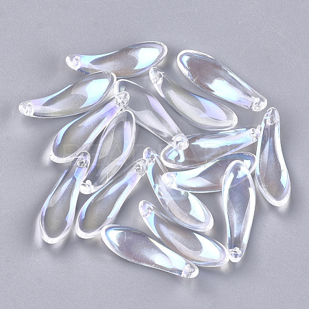 Transparent Glass Pendants GGLA-S043-05A-1