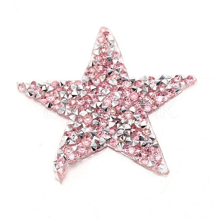 Star Glitter Hotfix Rhinestone DIY-WH0301-92B-03-1