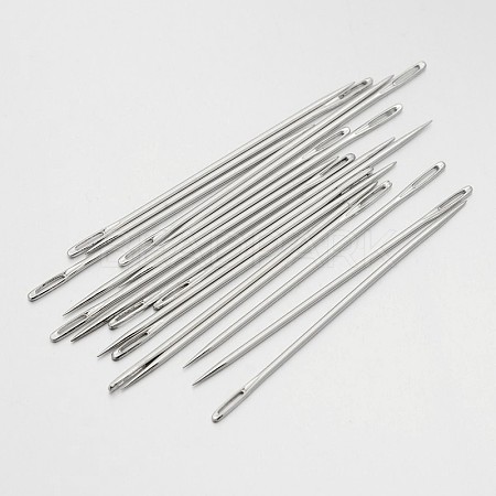 Carbon Steel Sewing Needles AJEW-L037-10-1