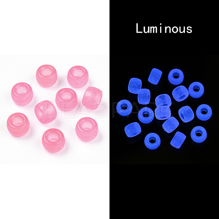 Transparent & Luminous Plastic Beads KY-T025-01-H06-1