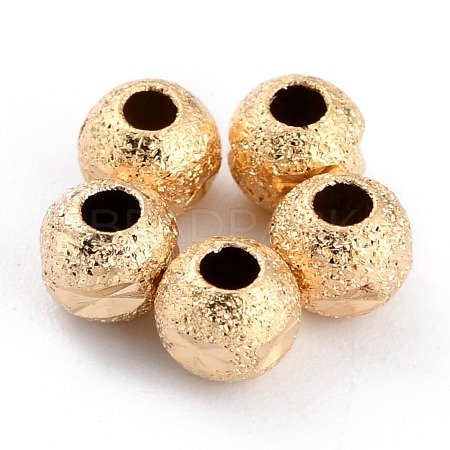 Brass Spacer Beads KK-O133-205-G-1