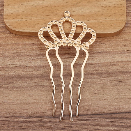 Alloy Hair Comb Findings PW-WGF8823-03-1