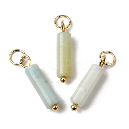 Natural Flower Amazonite Pendants STAS-C120-01G-06-1