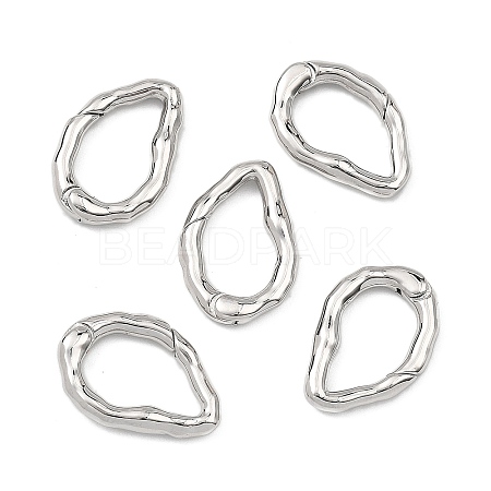 SHEGRACE Brass Spring Gate Rings XGRQ58021-761P-1