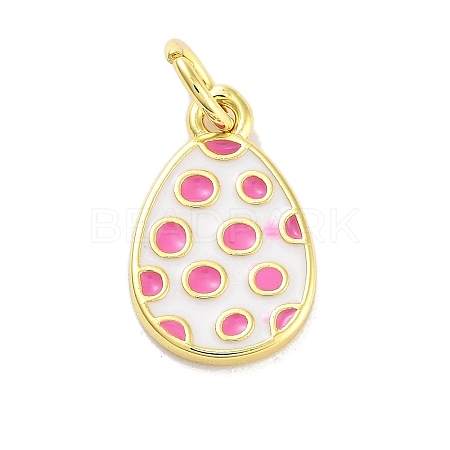 Rack Plating Brass Enamel Charms KK-M293-34G-01-1