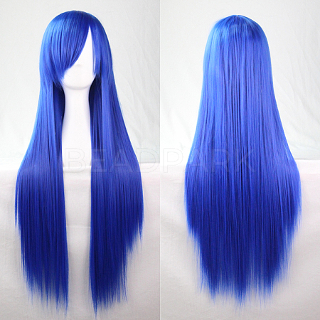 31.5 inch(80cm) Long Straight Cosplay Party Wigs OHAR-I015-11P-1
