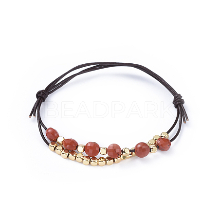 Cowhide Leather Cord Bracelets BJEW-JB04494-04-1