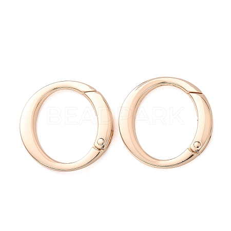 Alloy Spring Ring Clasps AL-B004-01KCG-B-1
