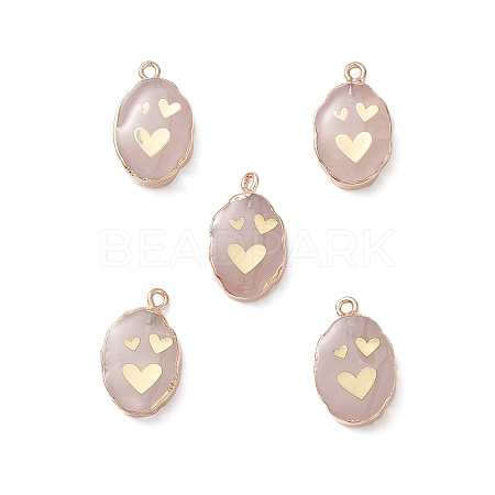 Natural Rose Quartz Pendants G-K333-01H-1