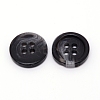 4-Hole Resin Buttons BUTT-WH0018-01A-04-1