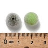 Flocky Opaque Acrylic Beads OACR-I026-01B-3