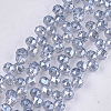 Electroplate Glass Beads Strands EGLA-S179-04A-C04-1