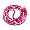 Baking Painted Pearlized Glass Pearl Round Bead Strands HY-Q003-10mm-10-3