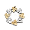 304 Stainless Steel Pendants STAS-R155-045GP-02-1