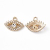 Alloy Rhinestone Pendants PALLOY-P287-06G-01-1
