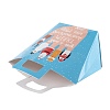 Christmas Theme Rectangle Foldable Creative Kraft Paper Gift Bag CON-B002-02D-5