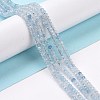 Natural Aquamarine Beads Strand G-E591-02-2
