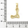 Brass Micro Pave Cubic Zirconia Pendants ZIRC-C012-01G-12-3