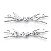 304 Stainless Steel Connector Charms STAS-T063-214P-2