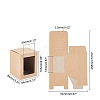 Kraft Paper Box CON-WH0080-67-3