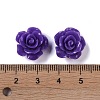Synthetic Coral 3D Flower Rose Beads CORA-A005-14mm-19-3