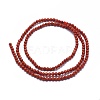 Natural South Red Agate Beads Strands G-A177-04-03-2