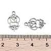 Non-Tarnish 316 Surgical Stainless Steel Pendants STAS-C096-04P-3