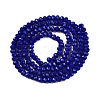 Opaque Solid Color Imitation Jade Glass Beads Strands EGLA-A044-P2mm-D07-3