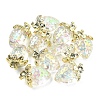 10Pcs Transparent Acrylic Pendants MACR-YW0003-61A-1
