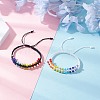 2Pcs Handmade Glass Seed Beaded Braided Bead Bracelets for Women BJEW-JB11946-1