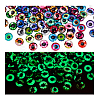 2 Bags Fluorescent Glass Cabochons GGLA-PH0001-74-6