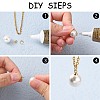 304 Stainless Steel Cup Pearl Peg Bails Pin Pendants X-STAS-F227-50-G-2