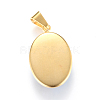 Virgin Mary Theme Glass Pendants X-GLAA-R193-GM-3
