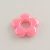 AB Color Plated Opaque Acrylic Bead Frames SACR-Q106-14-3