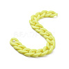Handmade Opaque Acrylic Curb Chains X-AJEW-JB00662-08-1