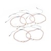Adjustable Nylon Cord Braided Bead Bracelets X-BJEW-P256-B06-2
