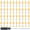 100 Bags Alloy Spiked Cone Rivets for Bag Decoration FIND-CL0002-06G-7