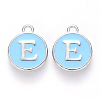 Platinum Plated Alloy Enamel Charms LS-ENAM-S118-04E-P-1