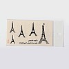 Mixed Paris Eiffel Tower Shapes Cool Body Art Removable Fake Temporary Tattoos Paper Stickers X-AJEW-O010-14-1