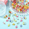 100Pcs Transparent Acrylic Bead in Bead Pendants PALLOY-YW00078-01-4