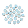 Initial Letter A~Z Alphabet Enamel Charms ENAM-Q437-02-2