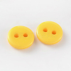 2-Hole Flat Round Resin Sewing Buttons for Costume Design LS-BUTT-E119-14L-04-2