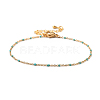 Brass Cable Chain Bracelets BJEW-JB05334-2