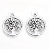 Tibetan Style Alloy Pendants LS-TIBE-S323-022AS-RS-1