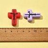 5Pcs 5 Colors Silicone Beads SIL-FS0001-06A-4