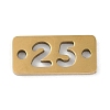 304 Stainless Steel Connector Charms STAS-L279-020G-1