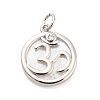 Brass Micro Pave Cubic Zirconia Pendants with Shell KK-H527-26P-1